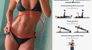 flat belly and toned arms workout