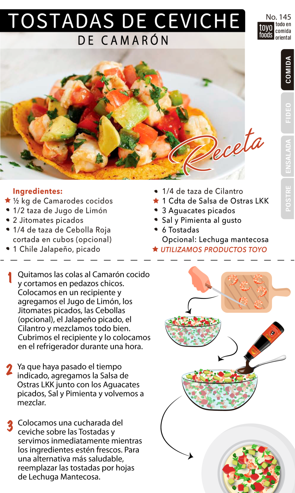 TOSTADAS DE CEVICHE