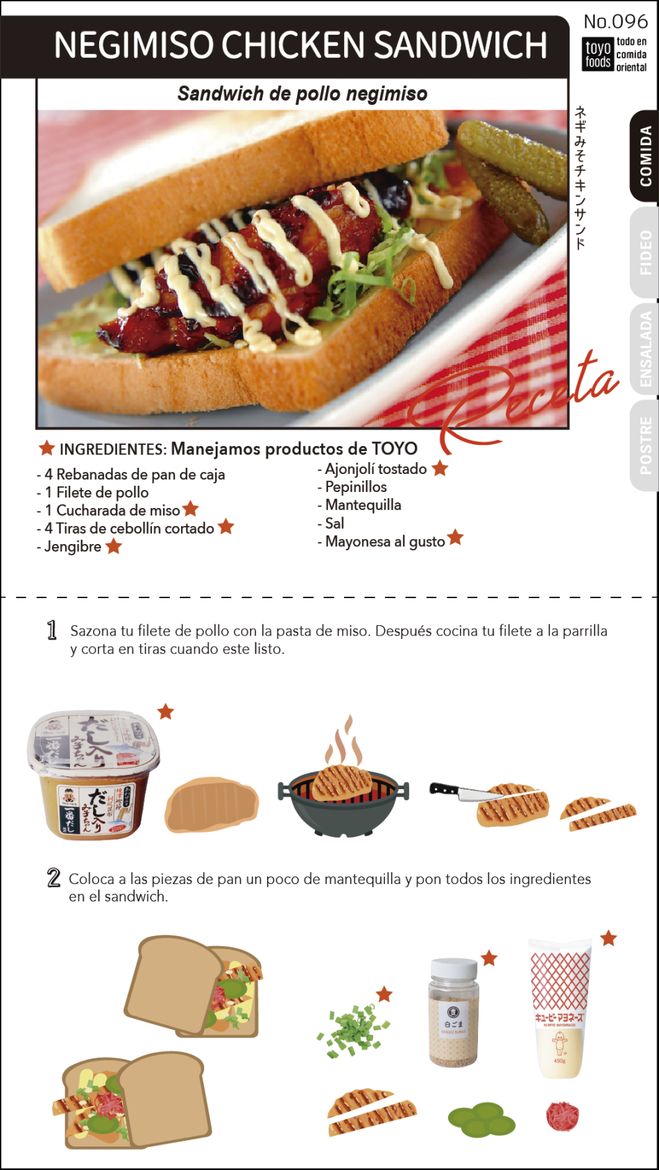 NEGIMISO CHICKEN SANDWICH