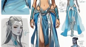 Character Name: Calypso  Class: Water Goddess  Race: Divine Nereid