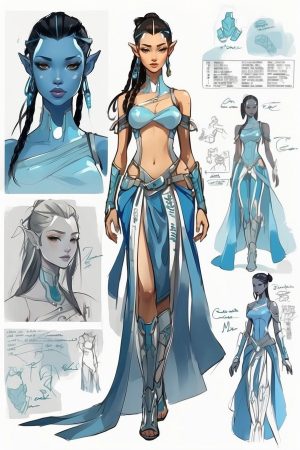 Character Name: Calypso  Class: Water Goddess  Race: Divine Nereid