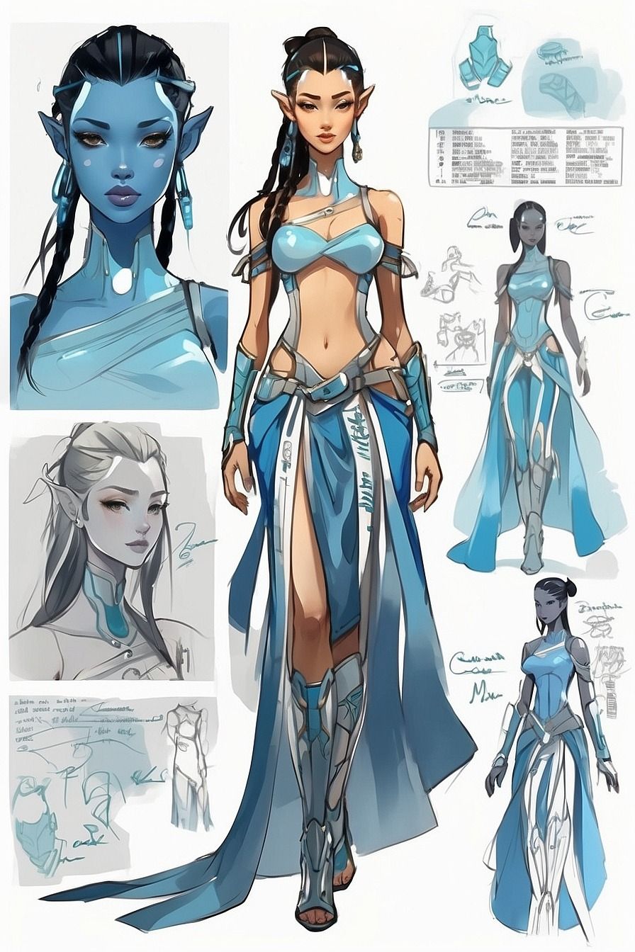 Character Name: Calypso  Class: Water Goddess  Race: Divine Nereid