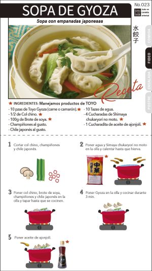 SOPA DE GYOZA
